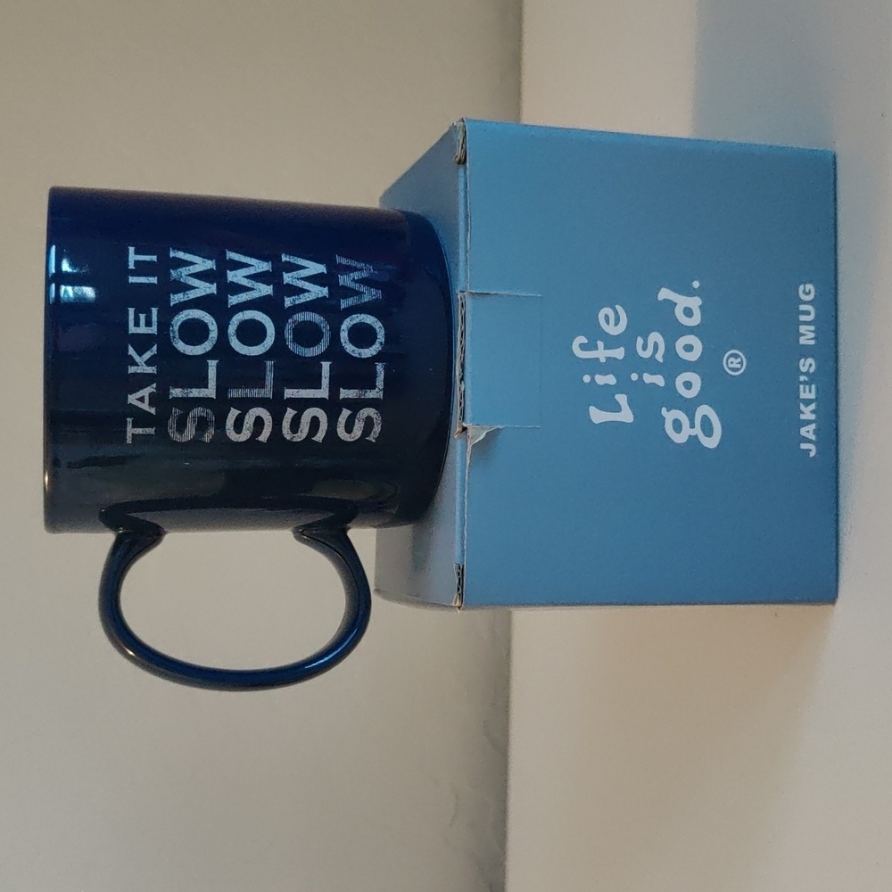 NWT - Life is Good "Take it Slow, Slow, Slow, Slow" Mug